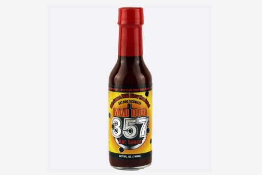 Mad Dog 357 Hot Sauce.